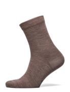 Johanna Organic Wool Socks Lingerie Socks Regular Socks Brown Swedish ...