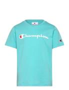Ss Tee Tops T-Kortærmet Skjorte Blue Champion