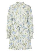 Yastilera Ls Shirt Dress S. Noos Knælang Kjole Multi/patterned YAS