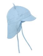 Summer Hat Ears Woven Solhat Blue Huttelihut