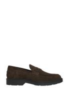 Jfwdax Suede Loafer Loafers Flade Sko Brown Jack & J S