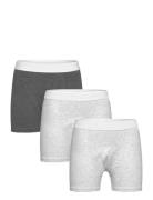 Boxer 3P Melange Undertøj Multi/patterned Lindex