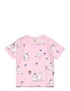 Top Ss Moomin Tops T-Kortærmet Skjorte Pink Lindex