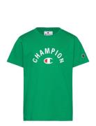Ss Tee Tops T-Kortærmet Skjorte Green Champion