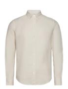 Mmgtheo Linen Shirt Tops Shirts Casual Cream Mos Mosh Gallery