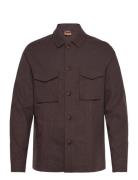 Mmgmilo Plage Overshirt Tops Overshirts Brown Mos Mosh Gallery