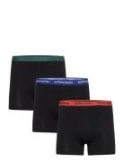 Cotton Stretch Boxer 3P Boxershorts Black Björn Borg