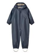 Rainsuit Mika Outerwear Coveralls Rainwear Coveralls Navy Wheat