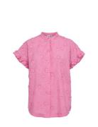 Nugisella Shirt Tops Shirts Short-sleeved Pink Nümph