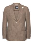 C-Huge-Peak-252 Designers Blazers Single Breasted Blazers Brown BOSS