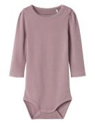 Nbffallon Ls Body Bodies Long-sleeved Pink Name It