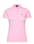 Slim Fit Stretch Polo Shirt Tops T-shirts & Tops Polos Pink Polo Ralph...
