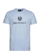 Belstaff Signature T-Shirt Sky Blue Designers T-Kortærmet Skjorte Blue...