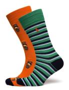 Polo Bear Trouser Sock 2-Pack Sokker Strømper Orange Polo Ralph Lauren