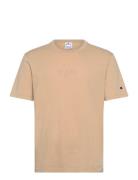 Ss Tee Tops T-Kortærmet Skjorte Beige Champion
