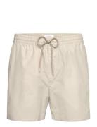 Medium Drawstring Badeshorts Beige Calvin Klein