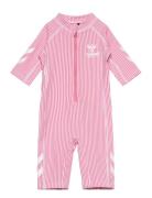 Hmlcala Swim Suit Sport Swimsuits Pink Hummel