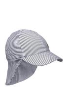 Hmlbreeze Cap Striped Sport Headwear Caps Blue Hummel