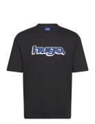 Nugibol Tops T-Kortærmet Skjorte Black HUGO BLUE