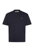 Wbbaine Hongbao Tee Tops T-Kortærmet Skjorte Navy Woodbird