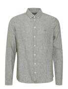 Cfanton Bd Ls Linen Shirt Tops Shirts Linen Shirts Grey Casual Friday