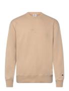 Crewneck Sweatshirt Tops Sweatshirts & Hoodies Sweatshirts Beige Champ...