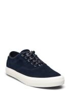 Th Hi Vulc Low Oxford Suede Low-top Sneakers Navy Tommy Hilfiger