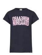 Single Organic Tuvina Tee Tops T-Kortærmet Skjorte Navy Mads Nørgaard