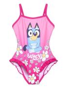 Swimsuit Badedragt Badetøj Pink Bluey
