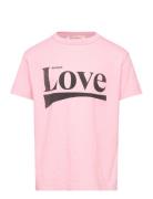 Rooster Kid T-Shirt Pink Tops T-Kortærmet Skjorte Pink THE ANIMALS OBS...