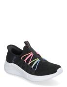Girls Ultra Flex 3.0 Bungee Fun Low-top Sneakers Black Skechers