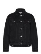 A Slouch Jacket Black Salt Jakke Denimjakke Black ABRAND