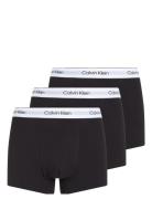 Relaxed Fit Trunk 3Pk Boxershorts Black Calvin Klein
