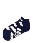 Cloudy Low Sock Ankelstrømper Korte Strømper Navy Happy Socks