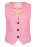 Gigi Gilet Blazers Sleeveless Blazers Pink Fabienne Chapot