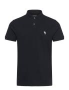 Anf Mens Knits Tops Polos Short-sleeved Black Abercrombie & Fitch