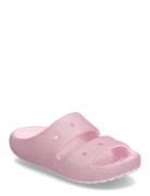 Classic Glitter Sandal V2 K Slippers Hjemmesko Pink Crocs