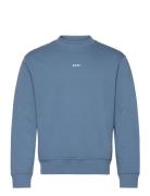 Wesmallcrew Tops Sweatshirts & Hoodies Sweatshirts Blue BOSS
