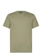 M Cotton Blend T-Shirt Designers T-Kortærmet Skjorte Green J. Lindeber...