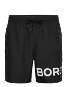 Borg Swim Shorts Badeshorts Black Björn Borg
