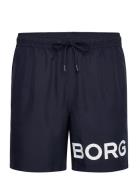 Borg Swim Shorts Badeshorts Navy Björn Borg