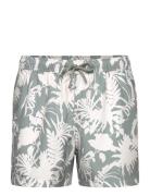 Borg Print Swim Shorts Badeshorts Green Björn Borg