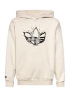Loose Hoodie Tops Sweatshirts & Hoodies Hoodies Cream Adidas Originals