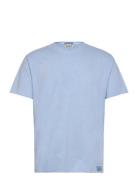 Raw Edge Relaxed Fit T-Shirt Tops T-Kortærmet Skjorte Blue Scotch & So...