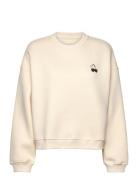 Elisw Sweatshirt Tops Sweatshirts & Hoodies Sweatshirts Cream Sofie Sc...