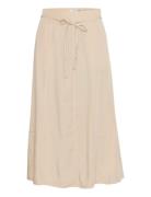 Bykosmo Wide Skirt - Skirts Knee-length & Midi Skirts Beige B.young