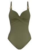 Summer Twist Owp Badedragt Badetøj Khaki Green Triumph