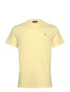 Watson Slub Tee Designers T-Kortærmet Skjorte Yellow Morris