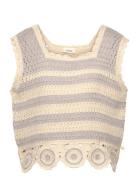 Nmffauna Vest Lil Tops Vests Cream Lil'Atelier