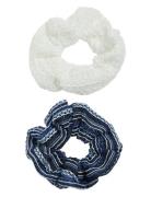 Pctrine 2-Pack Scrunchie Accessories Hair Accessories Scrunchies White...